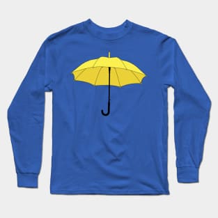 Yellow Umbrella Long Sleeve T-Shirt